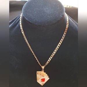 18 inch men's chain, laminated gold, excellent quality, new